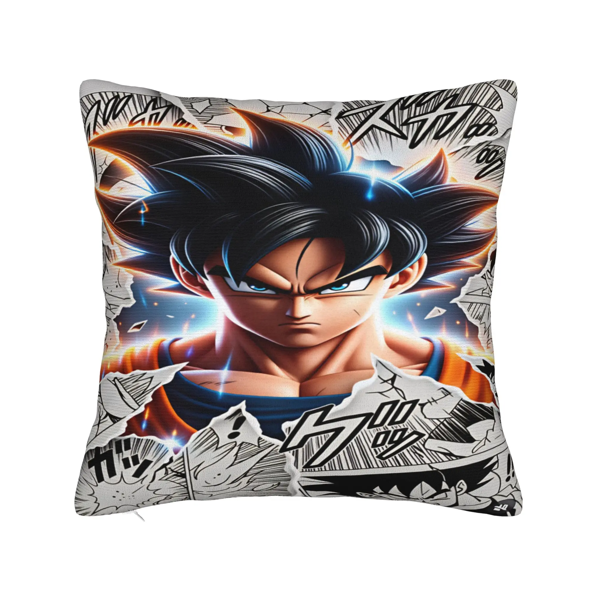 Anime D-Dragons B-Balls  Pillow Cover  Square Cushion Cover Vintage Pillow Case For Office Car Home Decor