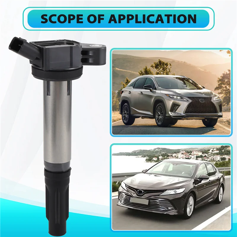 

Комплект катушек зажигания 90919-02255 для Lexus ES350 RX350 Toyota Avalon Camry RAV4 Highlander-AT80, 6 шт.