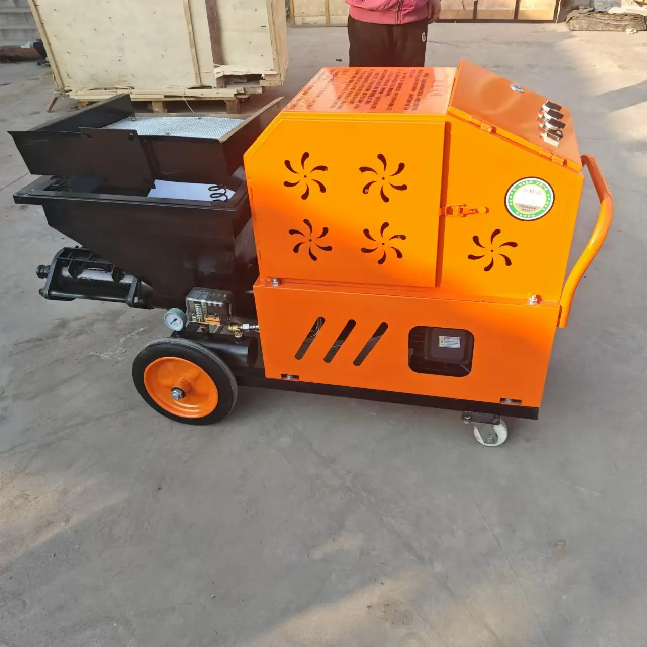 Multifunctional Powder Wall Plastering, Roughening, Cement Mortar Fireproof Coating, Real Stone Paint Spraying Machine