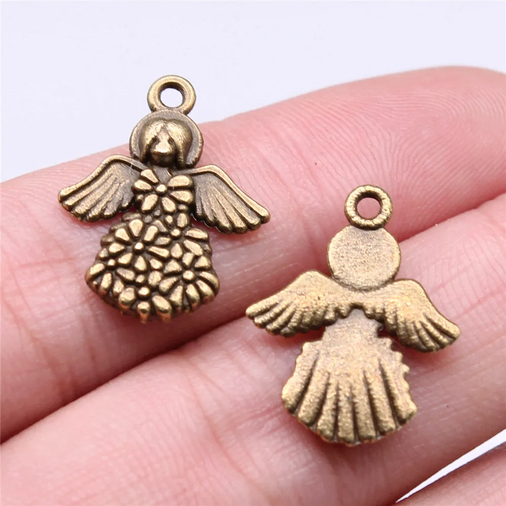 Charms Zinc Alloy Jewelry Angels Watching Over Me For Handmade For Handmade Craft Bracelet