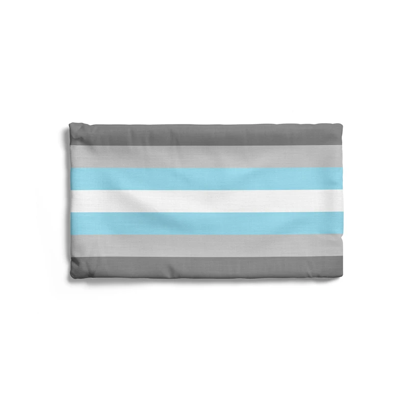 Aertemisi 20'' x 12'' Demiboy Pride Flag Demiman Demimale Rectangular Throw Pillow Cushion Covers Cases Pillowcases 50cm x 30cm