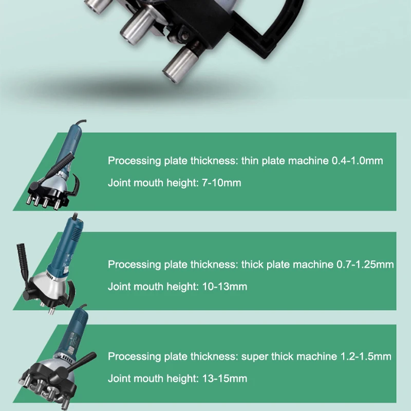 Duct joint machine electric duct hose combiner ventilation duct iron edge press edge machine edge banding tool high power