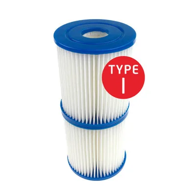 2pcs Pool Replacement Filter Cartridge Swimming Pool Water Pump Filter Strainer Swimming Pool Filter Spare Replacement Type I