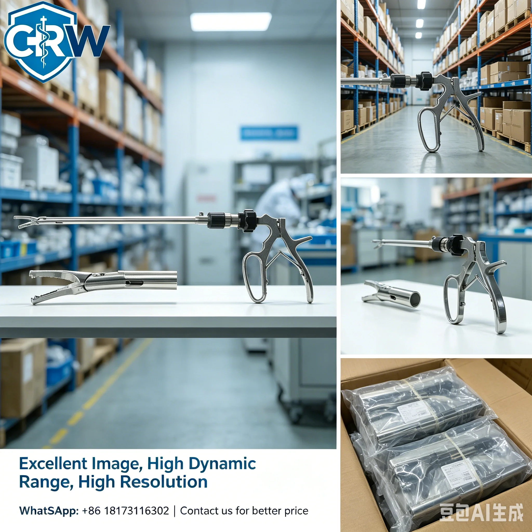 CRW Bend Type Hem-o-lok for Single Port Operation, Medical  Clip Made in China