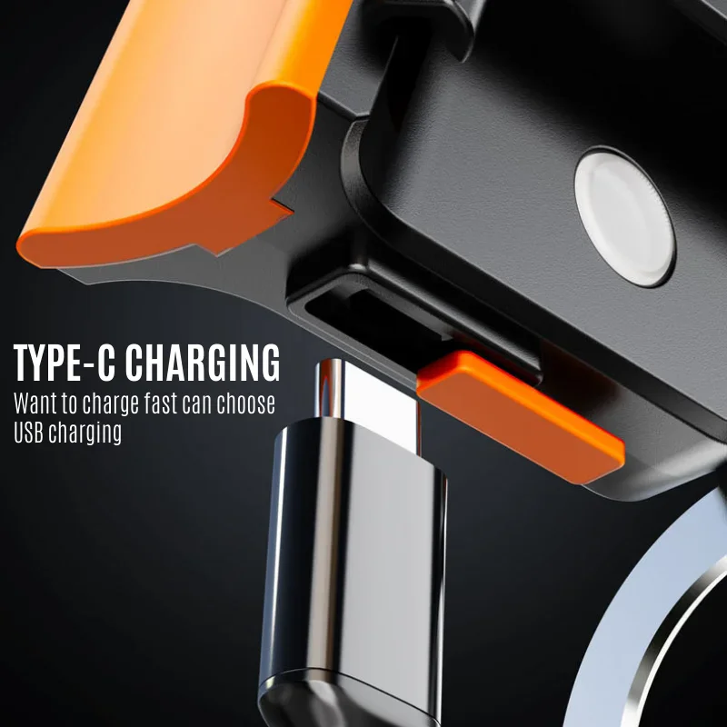 ضوء خلفي للدراجة بالطاقة الشمسية من النوع C، ضوء خلفي للدراجة قابل لإعادة الشحن، تسليط الضوء على الطريق، مصباح خلفي لركوب الدراجات، ملحقات الدراجة