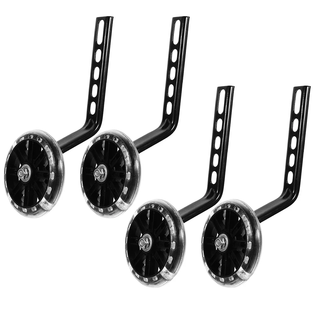 

2Pairs Kids Training Wheels for Bicycles Reinforced Bike Stabilizers to Learn Balance Fast Installation Children Bike