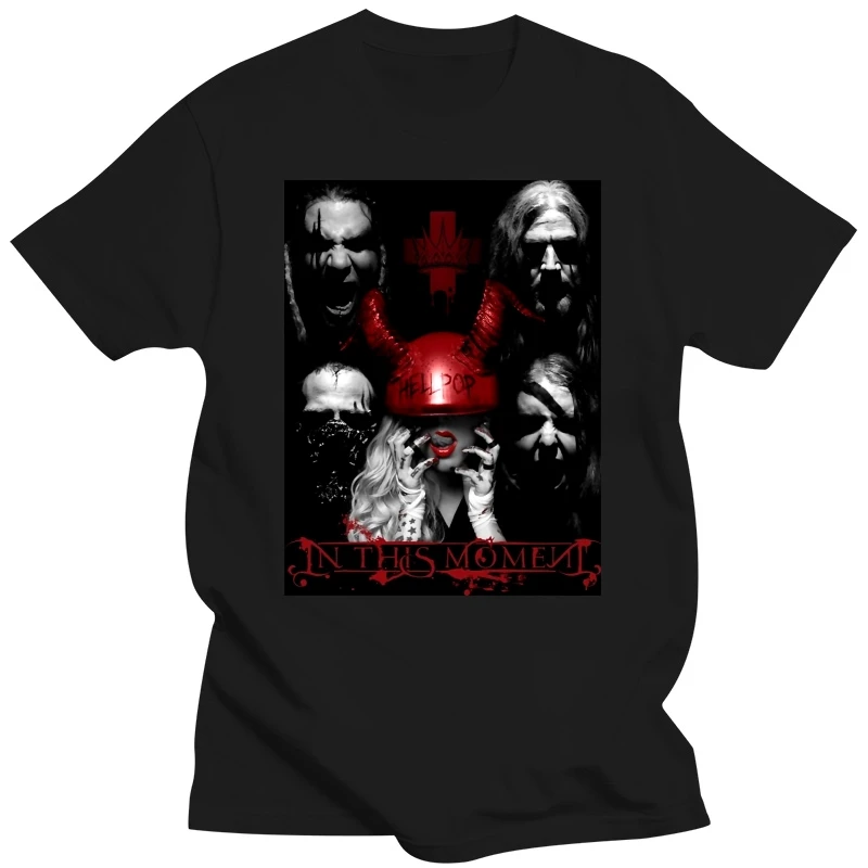 New DTG printed T shirtIn This Moment HELLPOPheavy metal band sizes SMLXL2XL3XL4XL5XL6XL7XL