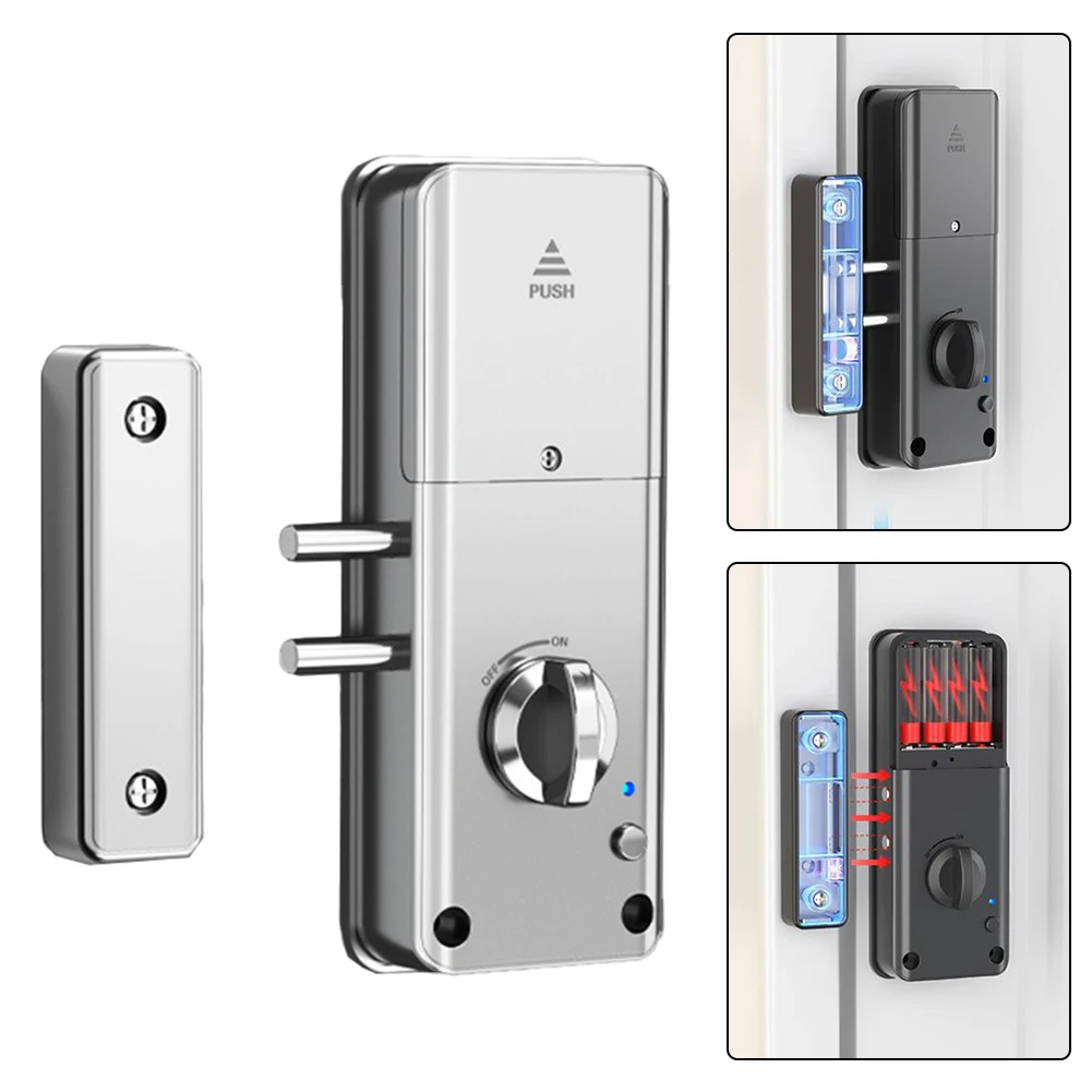 

Door Lock Invisible Door Lock Wood Door Lock For APP/Card Unlock Door Hardware Home Improvement