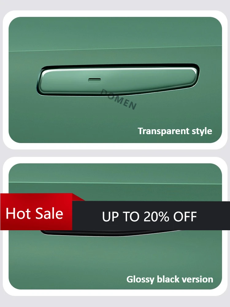 DOMEN New For GAC Trumpchi S7 2025 2026 Car Door Outer Pull Handle Adhesive Epoxy Hidden Door Handle Sticker Modification Access
