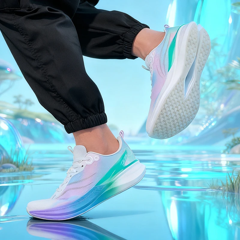 

Мужская спортивная обувь, легкие кроссовки для бега с карбоновой пластиной, зимние кроссовки с амортизацией, противоскользящие, износостойкие, дышащие.