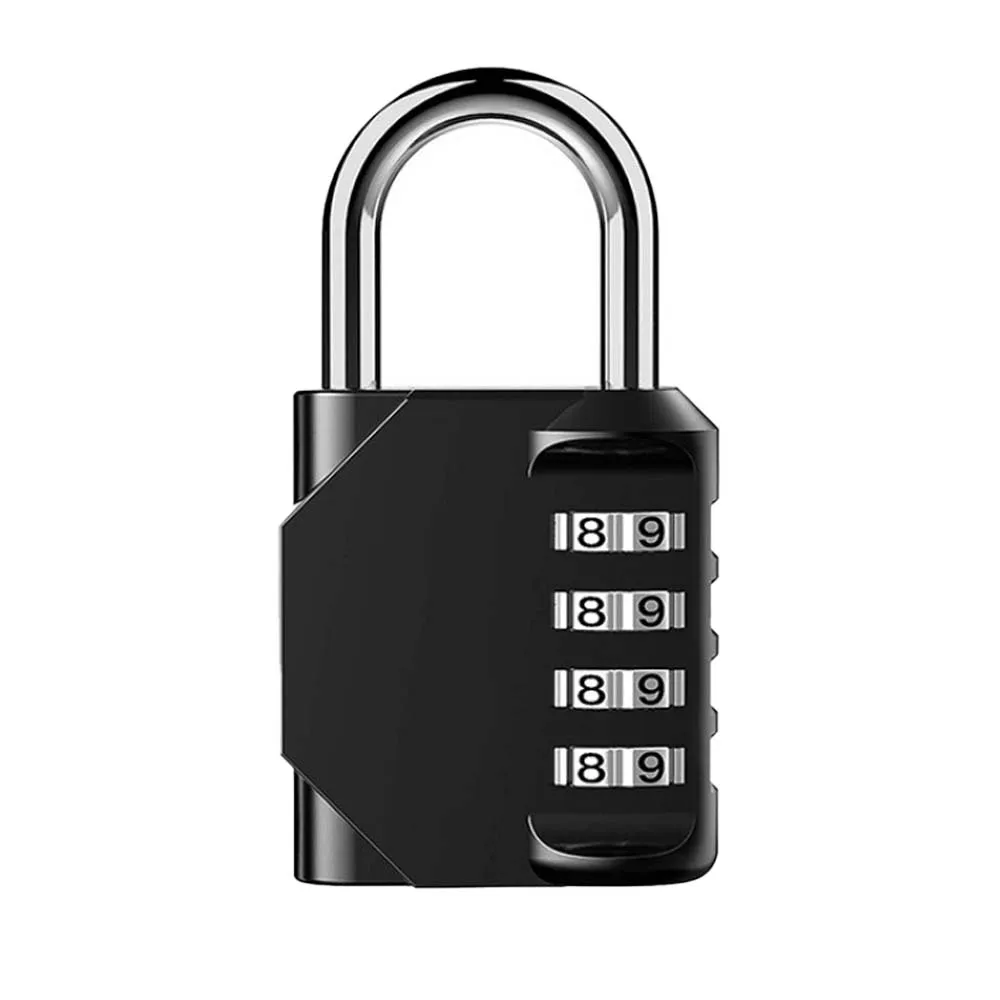 1pc 4 Digit Combination Padlock Waterproof Outdoor Lock For Door Suitcase Bag Package Cabinet Locker Window