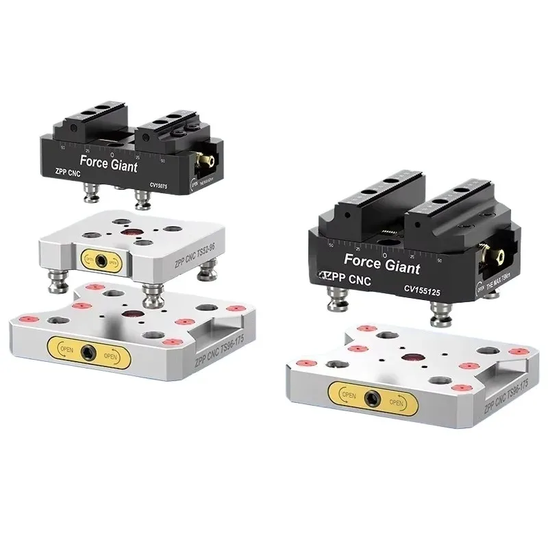 CNC industrial high-precision 4/5 axis zero-point quick-change fixture CNC tooling machining center