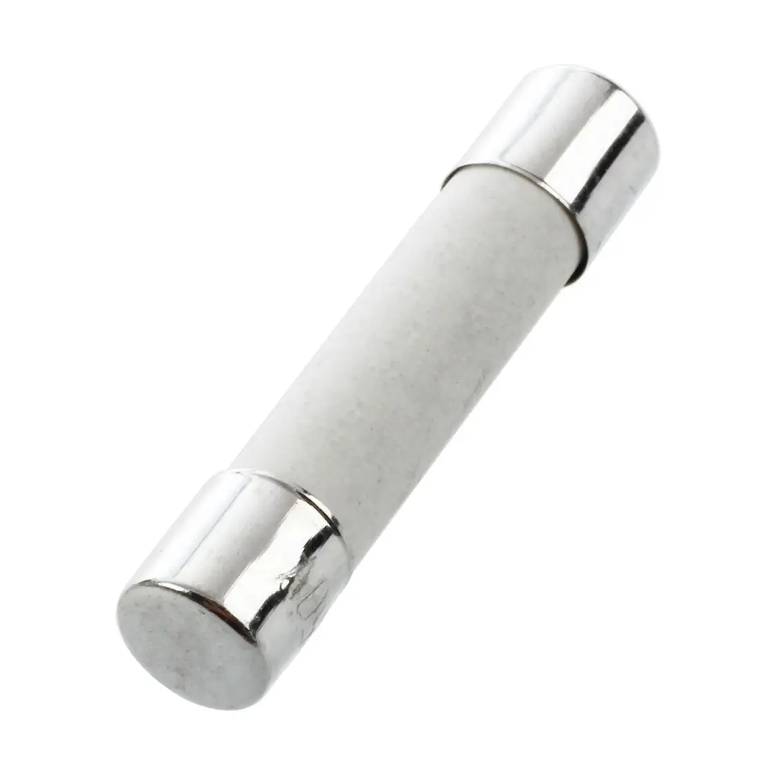 AT42 10 pcs AC 250 V 15 A 6 x 30 mm, high speed kick cylindrical fuse tube ceramic · white + silver