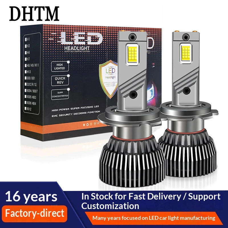 

High Power 130W LED Canbus H7 H4 H8 H9 H11 9005 9006 Car Headlight Bulb H1 HB3 HB4 HIR2 9012 Fog Lights 6500K White Auto Lamps