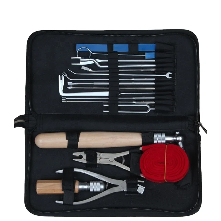 

Musical Instruments Piano Accessories 19 Pieces Piano Tuning Tool Kit