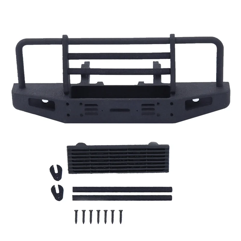 B78B-1 個フロントバンパーナイロンブラック TRX4M ディフェンダー 1/18 RC クローラー車のアップグレード部品