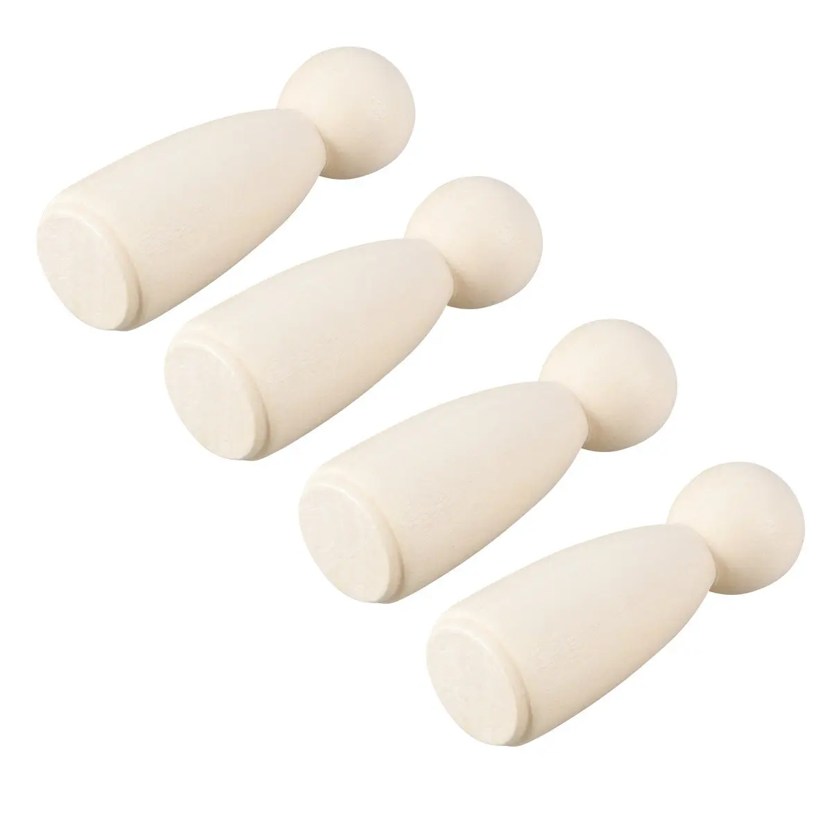 

20 шт. фигурок девочек из натурального дерева, простой дизайн, для детского творчества, украшения маркерами, краской, пряжей, отличный подарок для детей