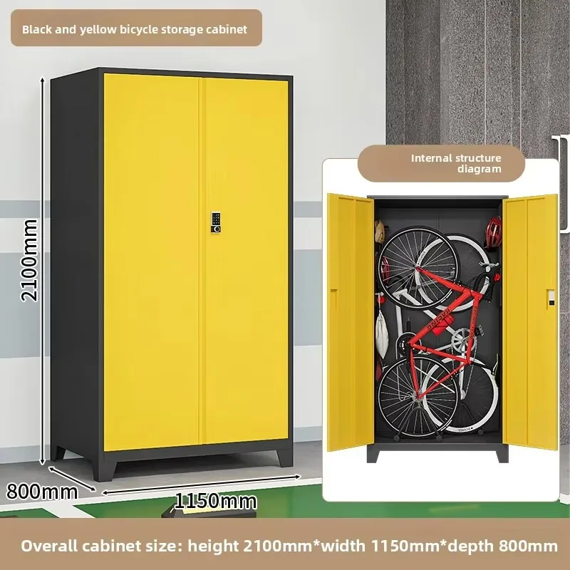 Heavy Duty Rustproof Electronic Code Lock Safe Metal Car Parking Garage Storage Cabinet