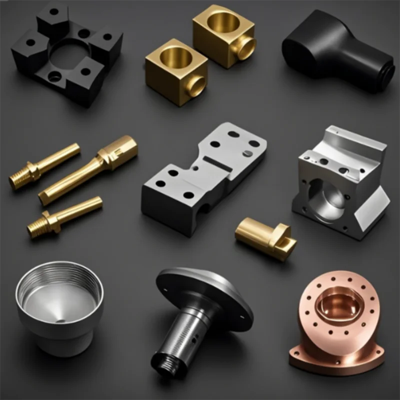 Custom High Precision Copper Brass Stainless Steel Aluminum CNC Turning Drilling Milling Part Machining Service