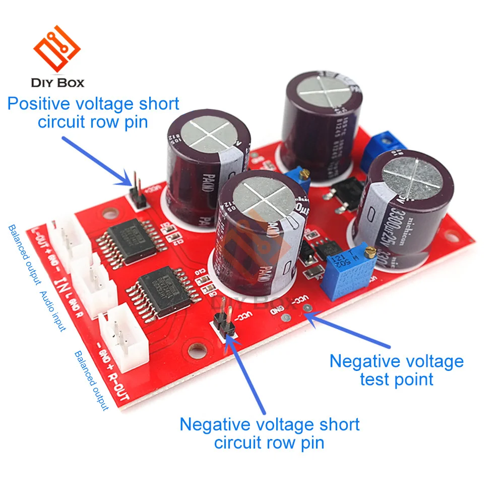 Audio Amplifier Board Player Module For Speakers Balancer Dual Channel DRV134 Amplificador Stereo Diy Kit Volume Control