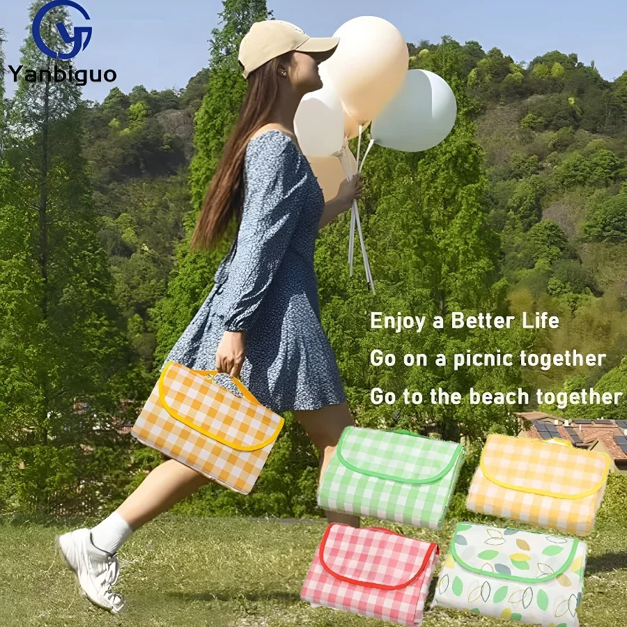 

Outdoor Picnic/Beach Blanket Lightweight Quick Drying,Foldable Lightweight Waterproof Sand Mat,Travel Camping Beach Family Party