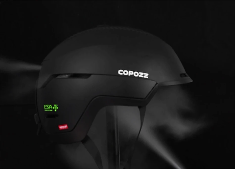 COPOZZ Winter-Skihelm, einteiliger universeller Schneehelm für Erwachsene, Skaten, Ski, Snowboard, Outdoor-Sporthelme mit RECCO-Reflektor – Detail 10