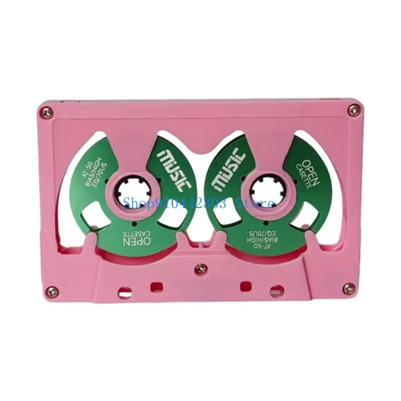 L4MD Double Side 45min Recording Tape Open Reel Metal Design Blank Cassettes Tape Retro Aesthetics Professional Use