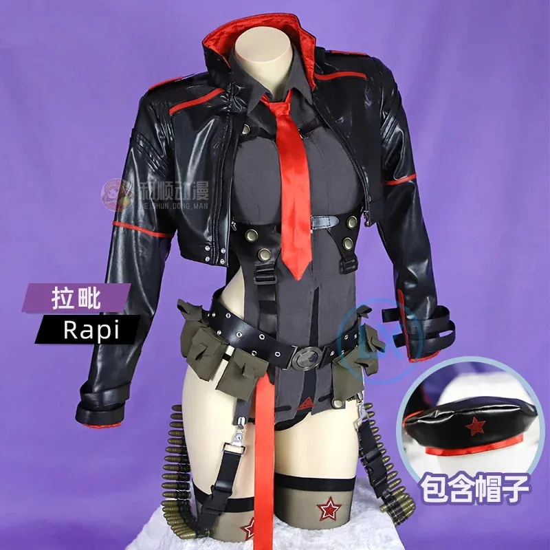 

2025 22 Hat Boots Game Nikke The Goddess of Victory Rapi Costume and Cosplay Wig Cos