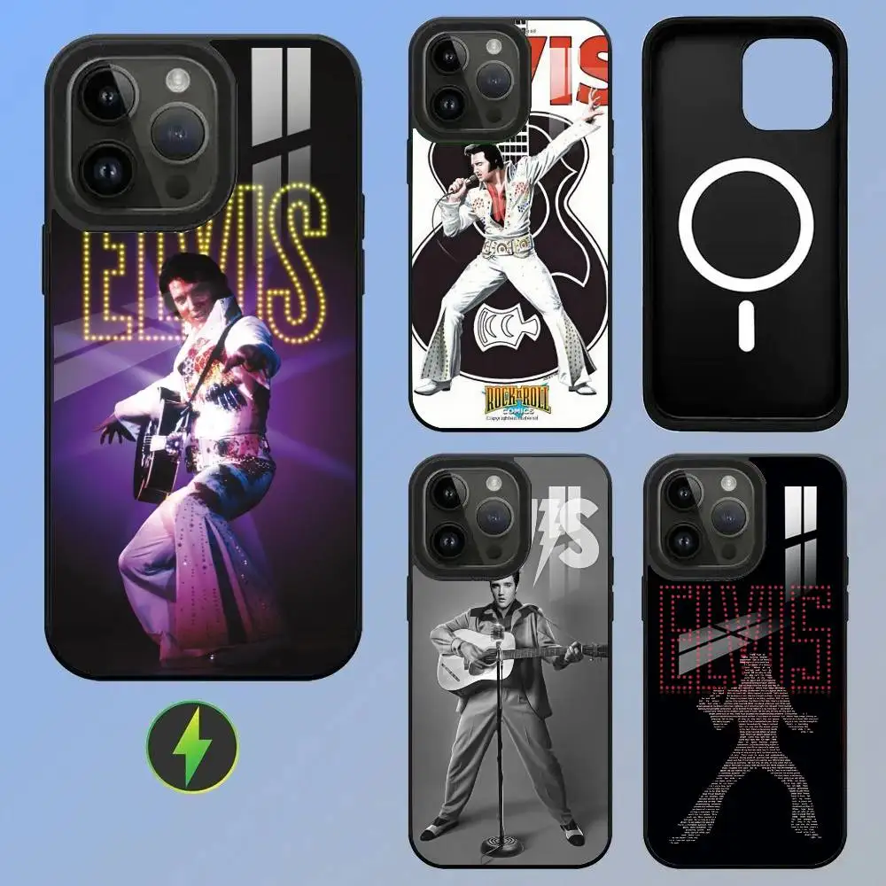 Elvis Presley High-End Glass-textured  Printed Phone Case For iPhone 11/12/13/14/15/16/17 Plus, Pro, Pro Max & Air