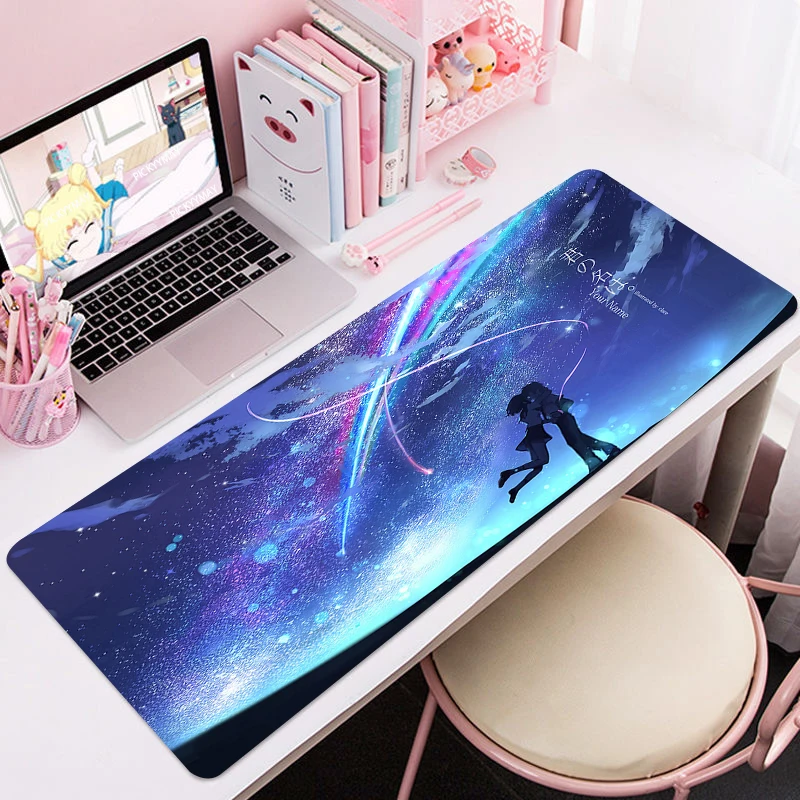 

Gaming Computer Mouse Pad Your Name Large Mouse Mat Big Desk Mat Non-Slip Rubber Base Mousepad For Laptop PC Game Waterproof