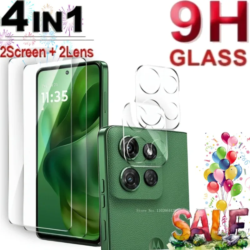 

4 шт. защитные пленки из закаленного стекла для Motorola G82 G72 G52 G42 G32 G22 G62 5G с защитной пленкой для объектива высокой четкости