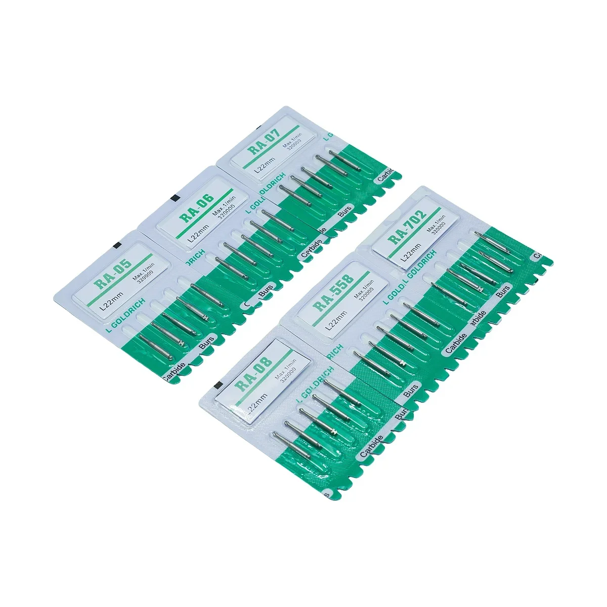 

5 шт./упак. стоматологические боры из карбида вольфрама, низкоскоростные круглые серии RA для стоматологических лабораторий или клиники с хвостовиком