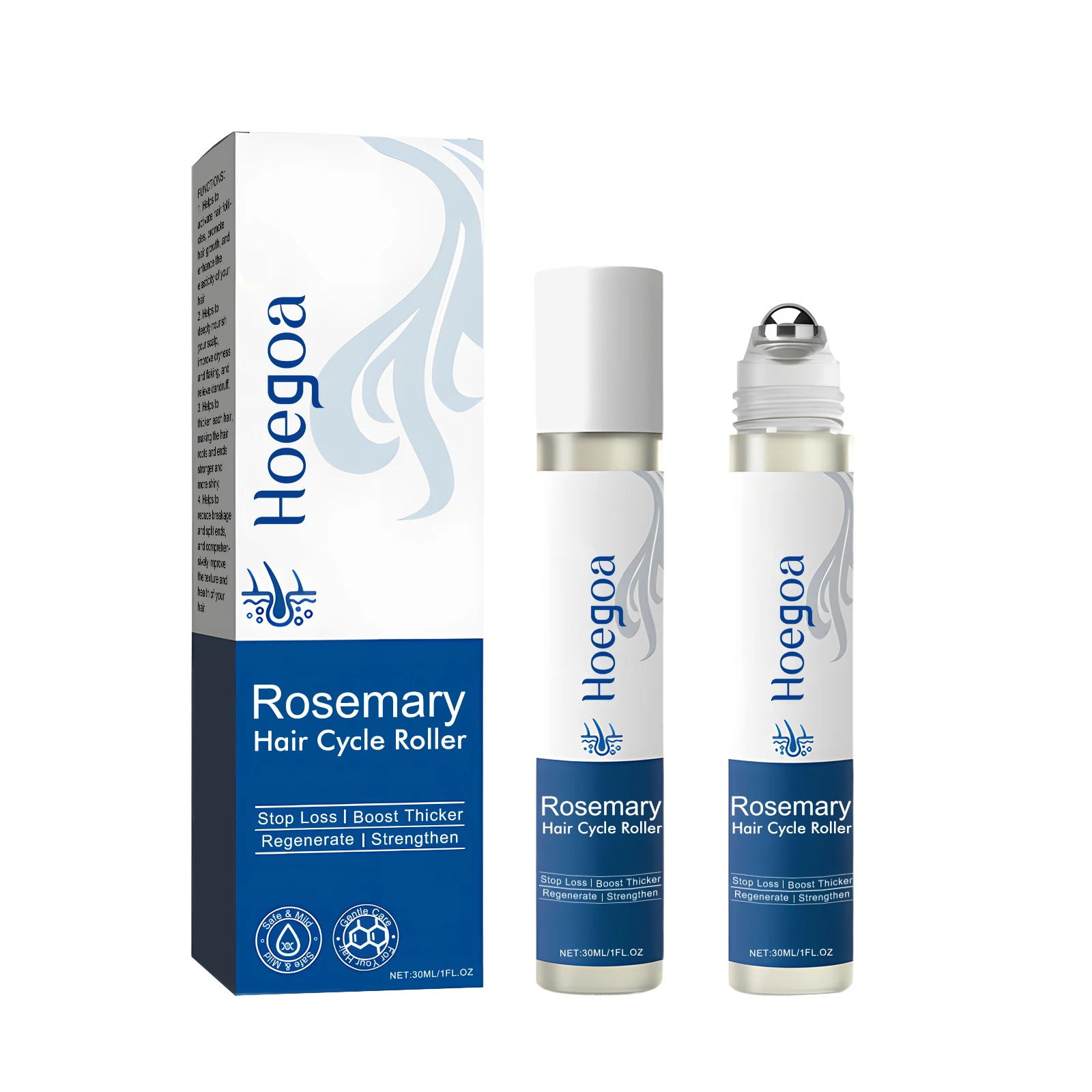Hair Growth Serum Roll On Anti Frizz Split Ends Moisturizing Smooth Hair Care Products Strengthen Hair Roots Scalp Treatment Oil
