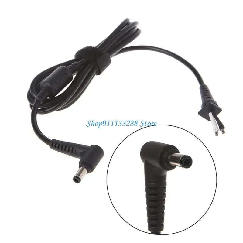 G88D 2PCS  Connector Cord Laptop Power Cable 5.5x2.5mm Connector Male Port Charging Adapter