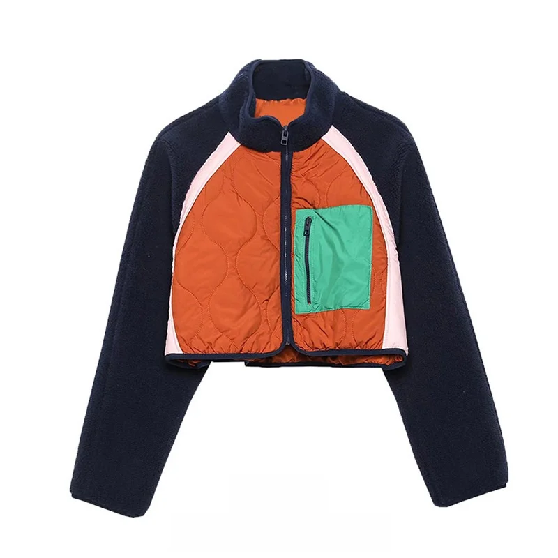 

Women's Fleece-Lined Lamb Wool Short Jacket Coat European American Style Autumn Winter New Arrivals 01255708015