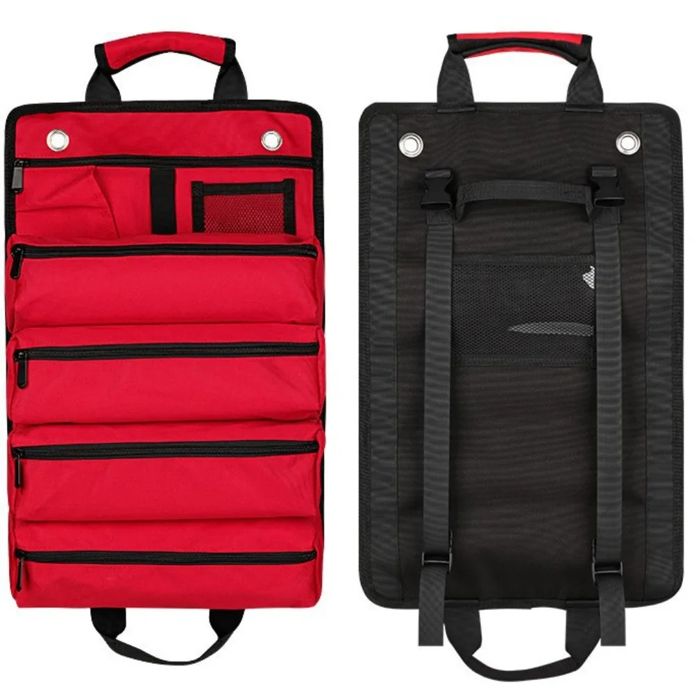 حقيبة أدوات محمولة معلقة متعددة الجيوب لشاحنة دراجة نارية كهربائية ميكانيكية #3