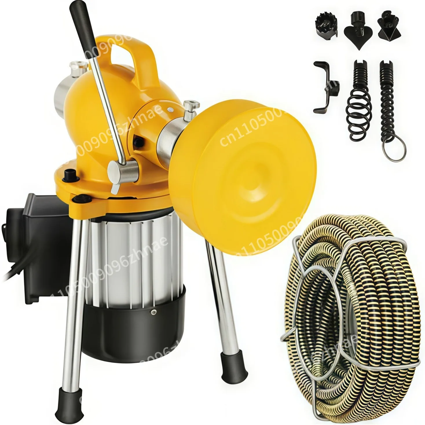 400W 20m x 16mm drainage spiral cleaning machine HX-75 drainage cleaning machine segmented drainage cleaning machine