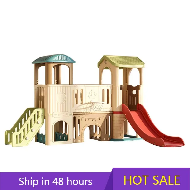 

YTYIN Hot Sale Children Play House Outdoor Small Plastic Slide Playground Set Kids Play House With Slide