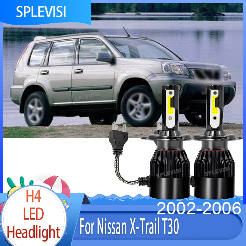 

From Box to Beam in Under 10 Minutes, Easy Mounting LED H4 Hi Lo Halogen Replace For Nissan X-Trail T30 2002 2003 2004 2005 2006