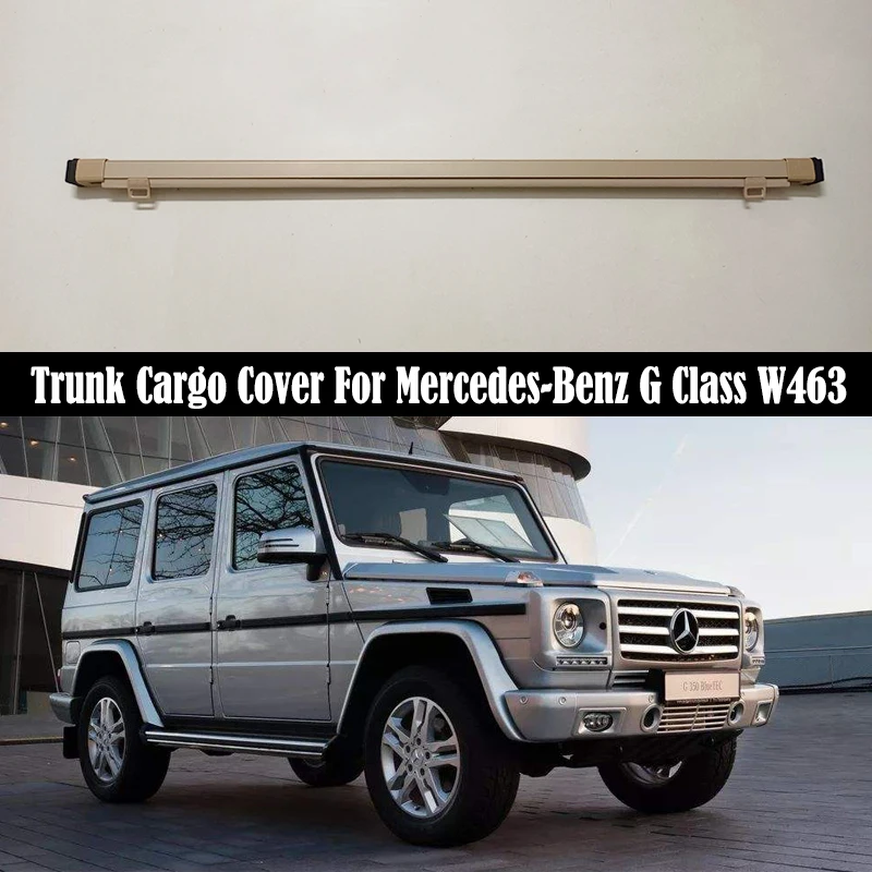 Trunk Cargo Cover For Mercedes-Benz G Class W463 G55 G63 G65 G350 G400 G500 G550 Security Shield Rear Luggage Curtain Partition