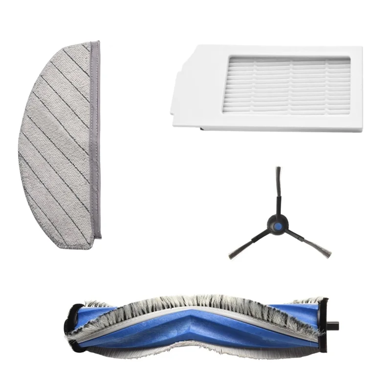 A83G-For ECOVACS Deebot N20 N20 Plus N20 Pro Plus Robot Vacuum Cleaner Main Side Brush Hepa Filter Mop Cloth Replacement Parts