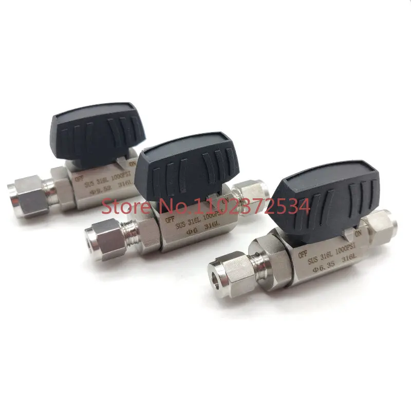 

Заказной шаровой клапан из нержавеющей стали 316 с обжимным кольцом, посеребренный, Стандартный британский приборный клапан 1/43/81/2