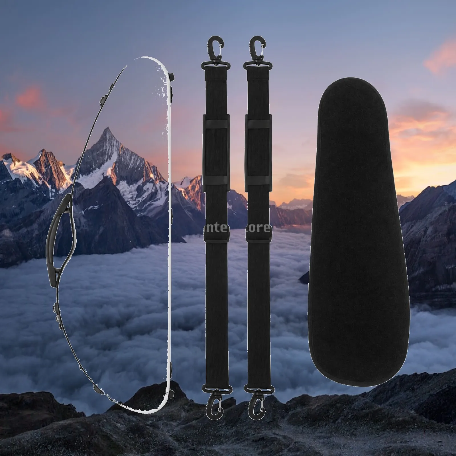 Full Size 4/4 Carbon Fiber Violin Case Contoured Design with Hygrometer Password Lock for Violinists on the Go