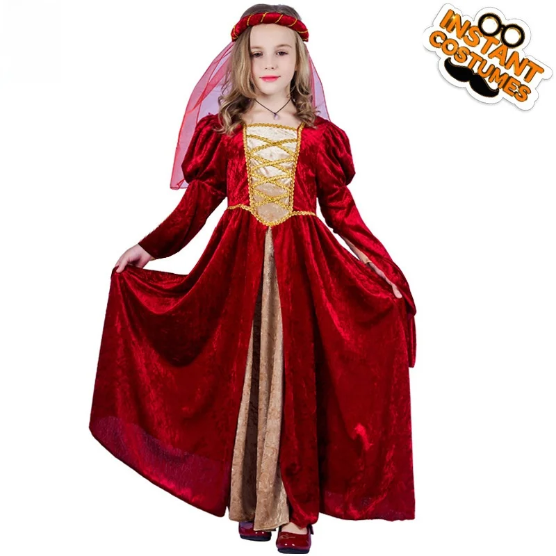 

Средневековый ретро-костюм принцессы для сценических выступлений, эпоха Возрождения, костюм для ролевых игр, этнический топ, женская одежда для Хэллоуина