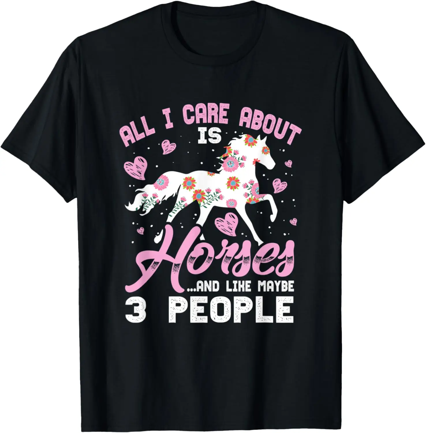 

Horse Gifts For Girls Women Horse Riding Like Horses Cowgirl T-Shirt