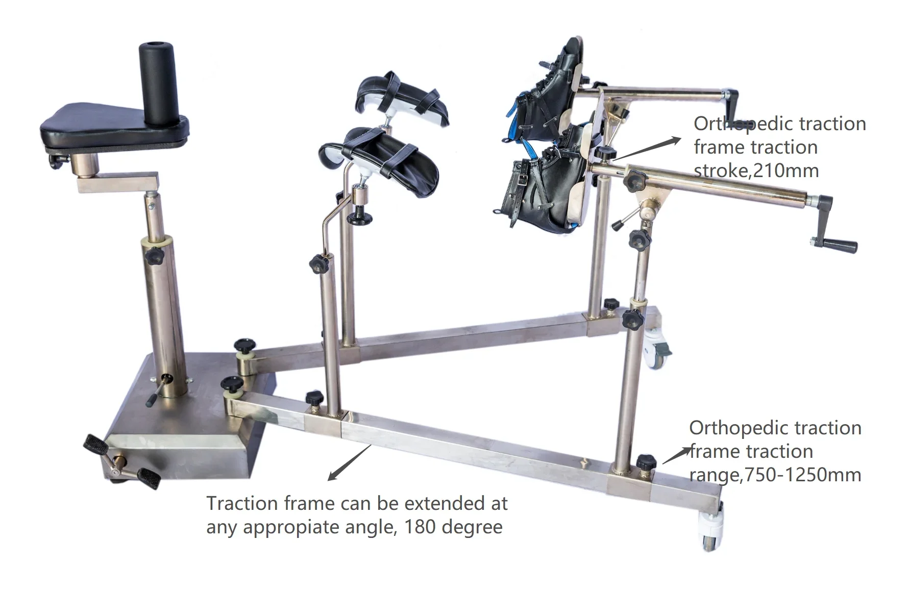 Under bed traction frame, floor type, Universal Mobile