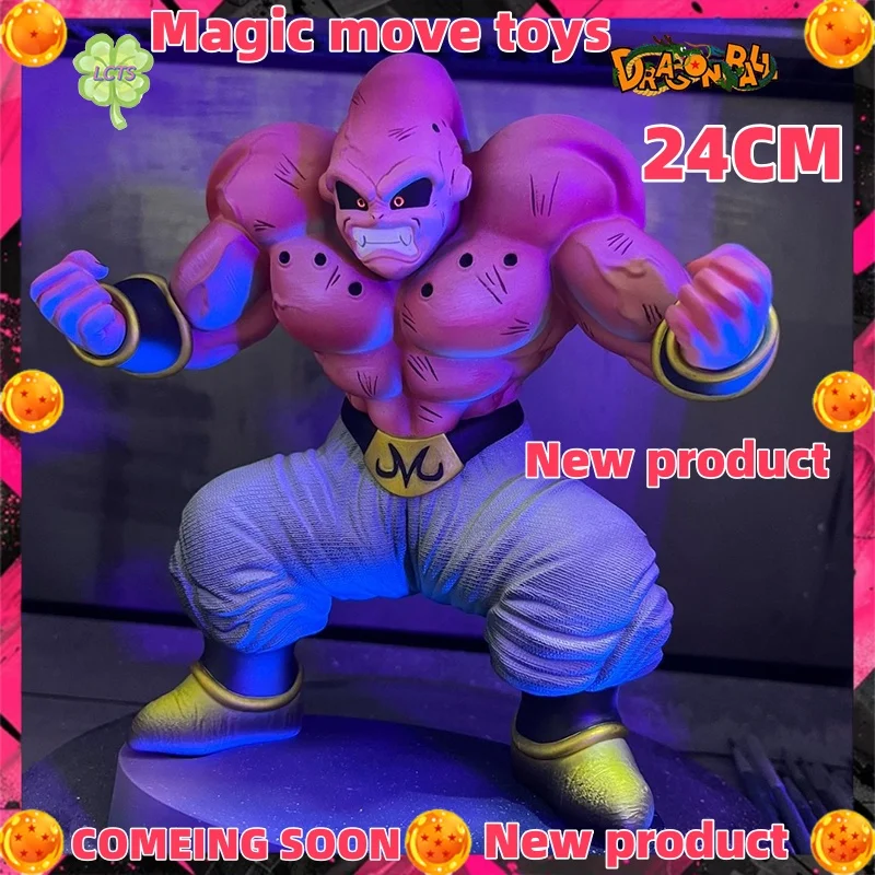 

IN STOCK Magic move TOYS 24cm Dragon Ball Anime Figures Majin Buu Figure PVC Statue Collection Model Room Decoration Gifts Toys