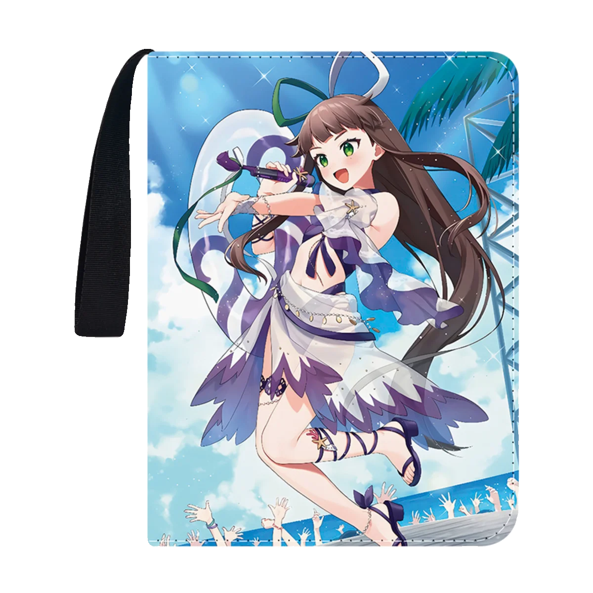 400pcs/900pcs Anime Sexy Girl Card Album Book Folder 4/9 Card Slots Collections Zipper Double Pocket Zipper Card Binder Holder
