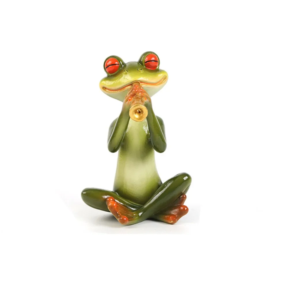 

Garden Decor Resin Frog Statue Creative Cute Animal Sculpture Funny Handicraft Miniatures Figurine Flowerpot