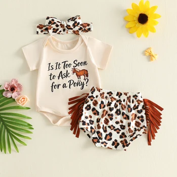 Horse Print Baby Girl Set 1